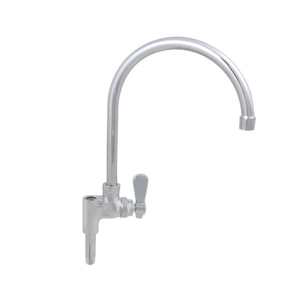 Bk Resources Optiflow Add-On Faucet, 8" Gooseneck, Heavy Duty Spout BKF-AF-8G-G